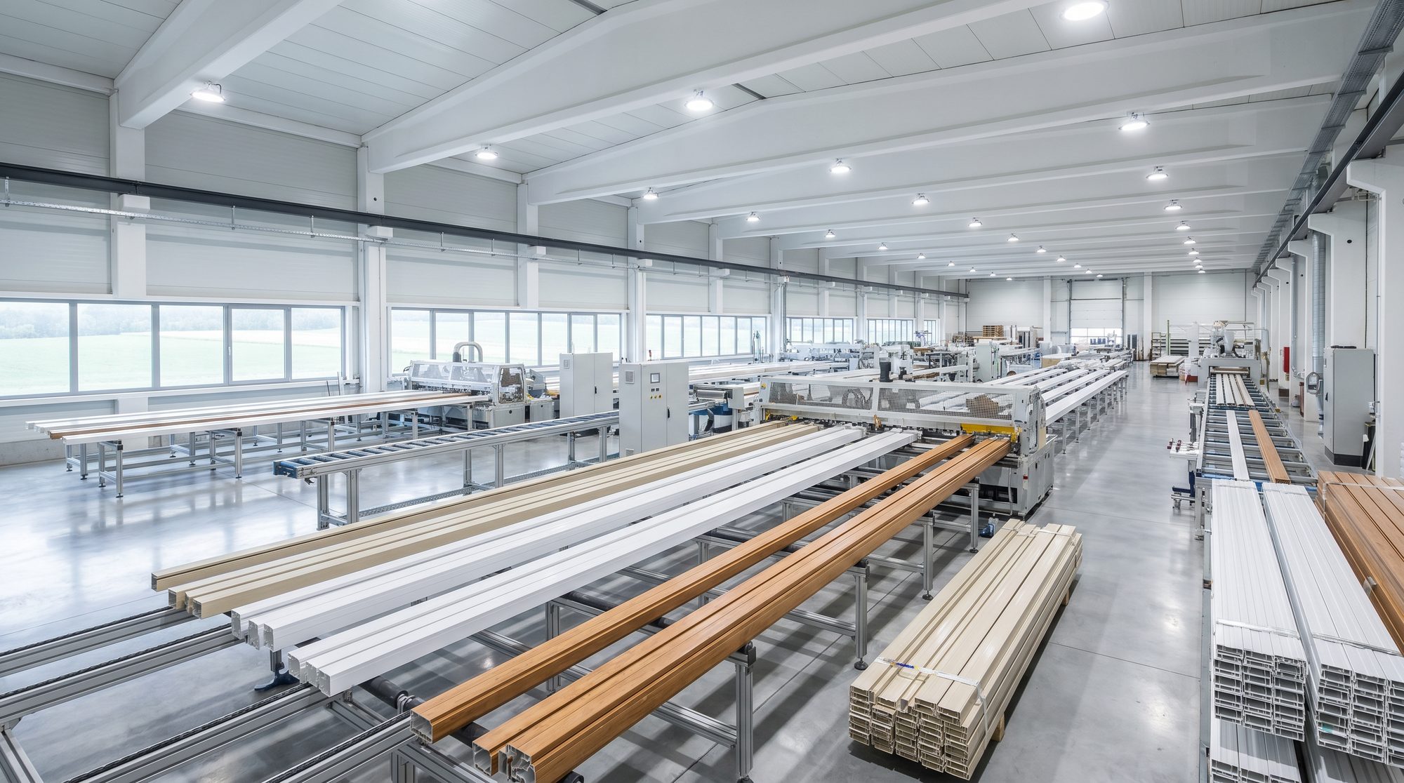 Patwin Plastics PVC extrusion facility producing American Pro porch flooring