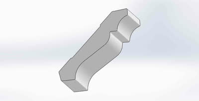 2 3/4 inch Crown profile