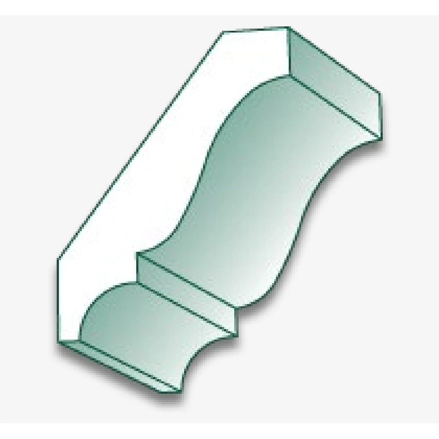 2-5/8" Crown profile, WM53PVC